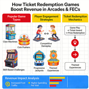 How Ticket Redemption Games Increase Revenue in Arcades and FECs