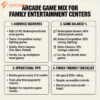 Arcade Game Mix for Family Entertainment Centers