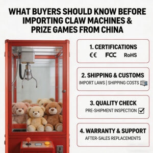 Importing Claw Machines and Prize Games from China