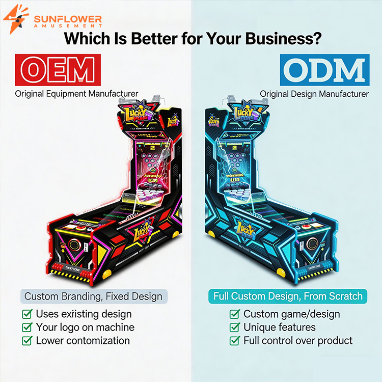 OEM vs ODM Arcade Machine Manufacturer