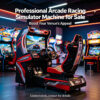 professional arcade racing simulator machine for sale