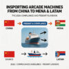 import arcade machine from China