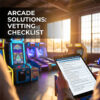 redemption game supplier checklist