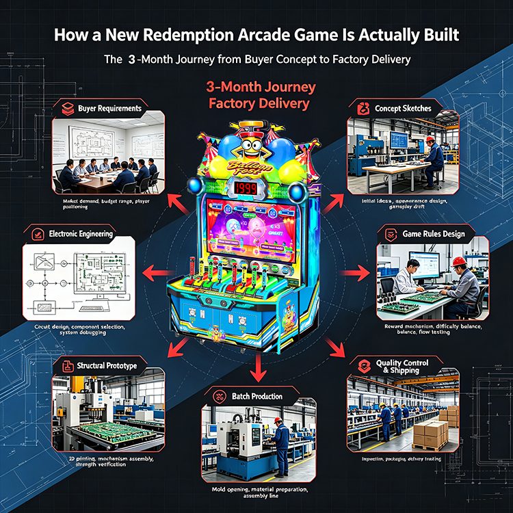 Redemption Arcade Game manufacturer