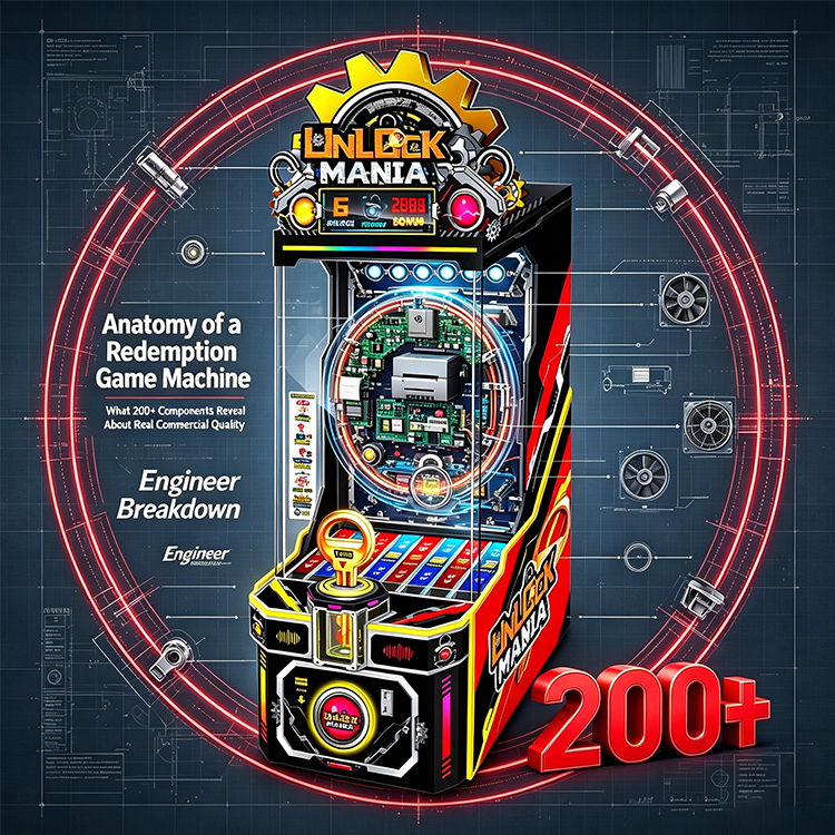 redemption game machine components